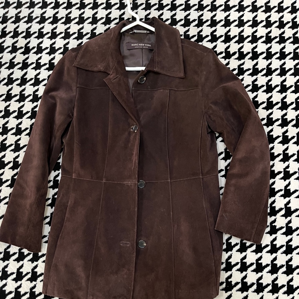 Marc by Andrew Marc brown suede jacket